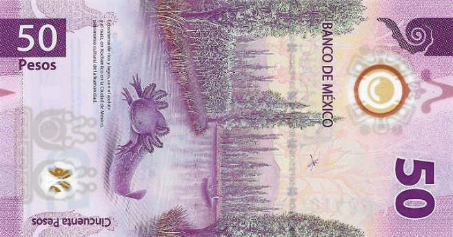 PN133 Mexico 50 Pesos Year 2021